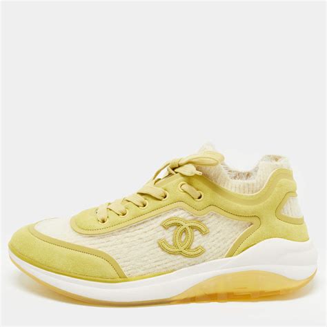 chanel cc leather sneakers|fashion sneaker Chanel shoes women.